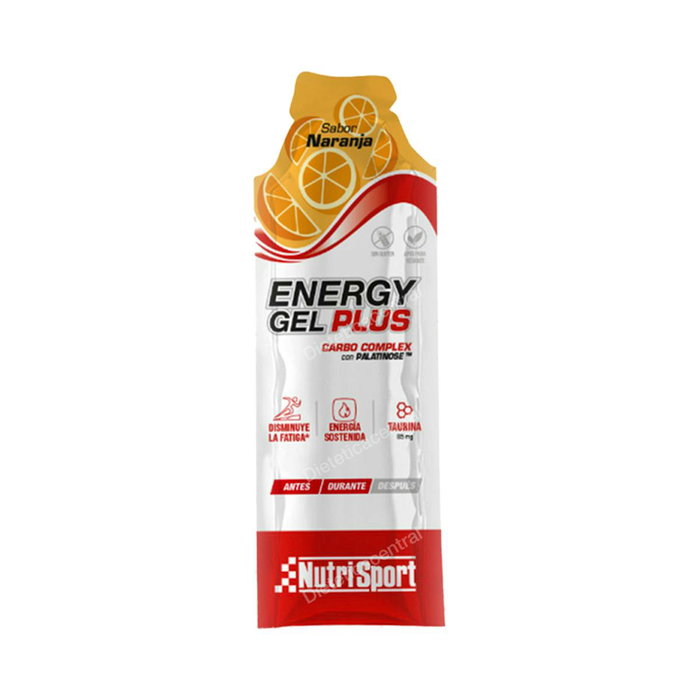 NUTRISPORT Energy Gel Plus Orange 18 unités NUTRISPORT Energy Gel Plus Orange 18 unités