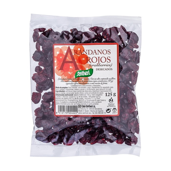 Santiveri Arándanos Rojos Desecados 125g Santiveri Arándanos Rojos Desecados 125g