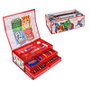 Marvel - Mallette de papeterie colorable pour enfants - Dimensions 27 x 9.5 x 13.5 cm