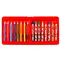 Marvel - Mallette de papeterie colorable pour enfants - Dimensions 27 x 9.5 x 13.5 cm