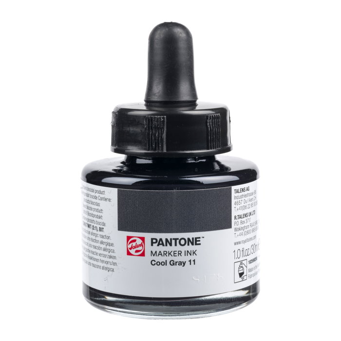 Talens | Pantone Encre pour marqueur Cool Gray 11, 30 ml Talens | Pantone Encre pour marqueur Cool Gray 11, 30 ml