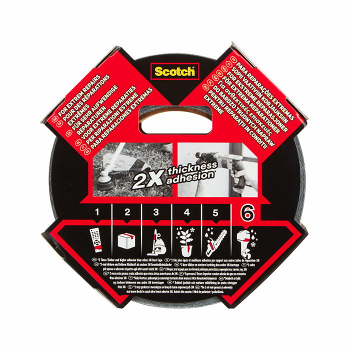 Scotch Extremium 6 Ultra Ruban adhésif noir 48mm x 25m Scotch Extremium 6 Ultra Ruban adhésif noir 48mm x 25m