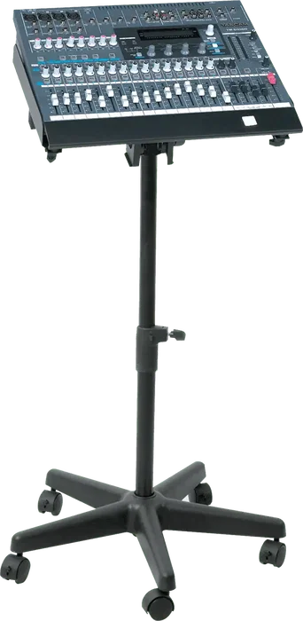 Quiklok Soporte pour table de mixage avec roues ajustable hauteur 690-950 mm acier
