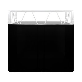 HEADLINER Indio Scrim Black - Faldón de tela noire pour cabine DJ