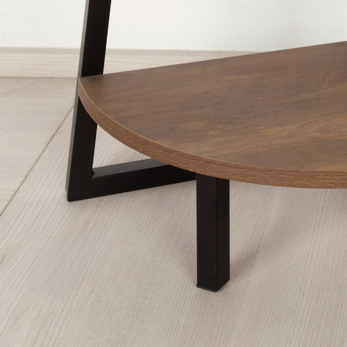 Max Home Étagère 4 Étagères Noir Fer et Bois MDF Max Home Étagère 4 Étagères Noir Fer et Bois MDF