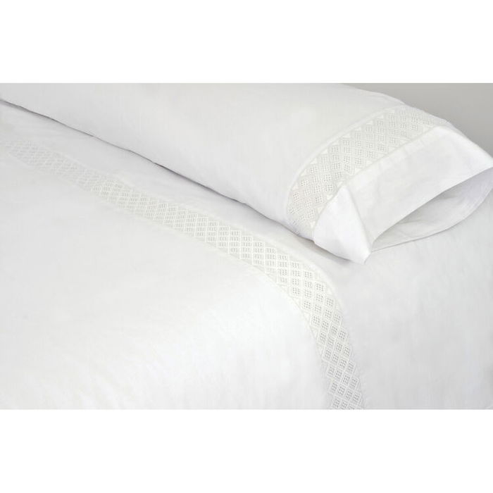 Parure de couette Pierre Cardin ELISA Blanc 3 Pièces