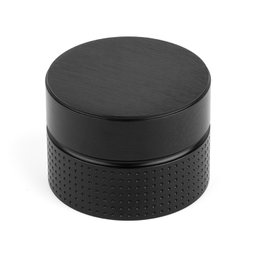 VIEFE Pomo de meuble Point en aluminium noir brossé