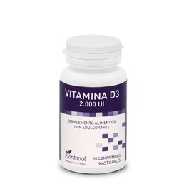 PLANTAPOL Vitamina D3 2000UI 90 comprimés à mâcher