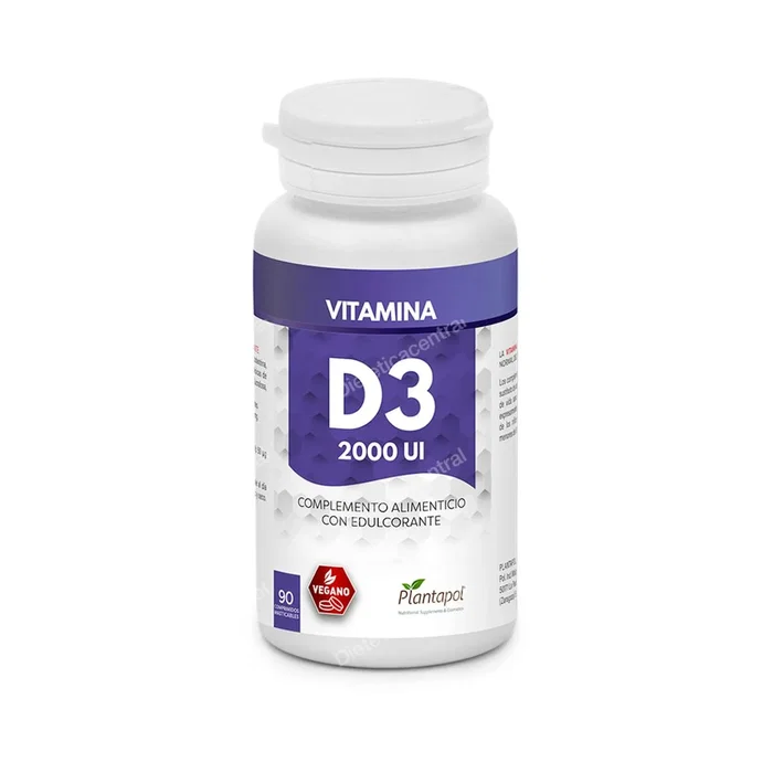 PLANTAPOL Vitamine D3 2000 UI 90 Comprimés à Mâcher Complément Alimentaire Immunité PLANTAPOL Vitamine D3 2000 UI 90 Comprimés à Mâcher Complément Alimentaire Immunité