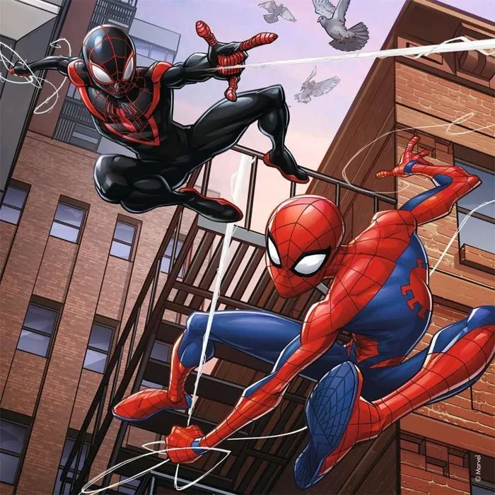 Ravensburger - Lot de 3 Puzzles Spider-Man - 49 Pièces Chacun - Poster d'Aide Inclus - Puzzle pour Enfants Dès 5 Ans Ravensburger - Lot de 3 Puzzles Spider-Man - 49 Pièces Chacun - Poster d'Aide Inclus - Puzzle pour Enfants Dès 5 Ans