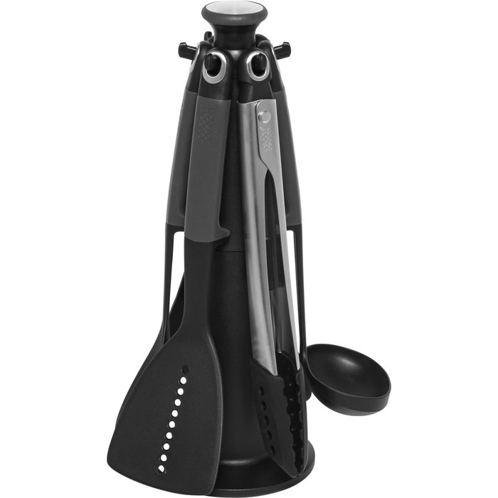 Joseph Joseph Elevate Carousel Ensemble d'ustensiles de cuisine, Gris / Argent Joseph Joseph Elevate Carousel Ensemble d'ustensiles de cuisine, Gris / Argent