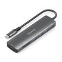 Hub USB Aisens 7 EN 1 Gris 100 W