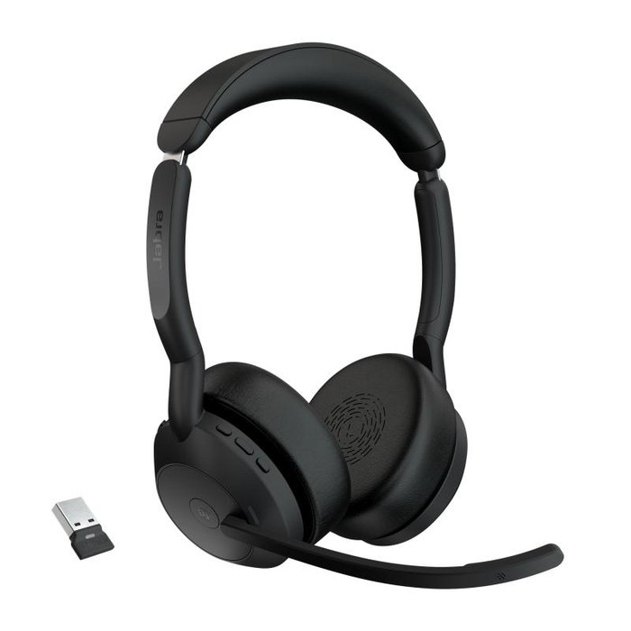 Jabra Evolve2 55 MS Stéréo Casque Bluetooth USB-A Réduction de Bruit Active Noir (25599999999) Jabra Evolve2 55 MS Stéréo Casque Bluetooth USB-A Réduction de Bruit Active Noir (25599999999)