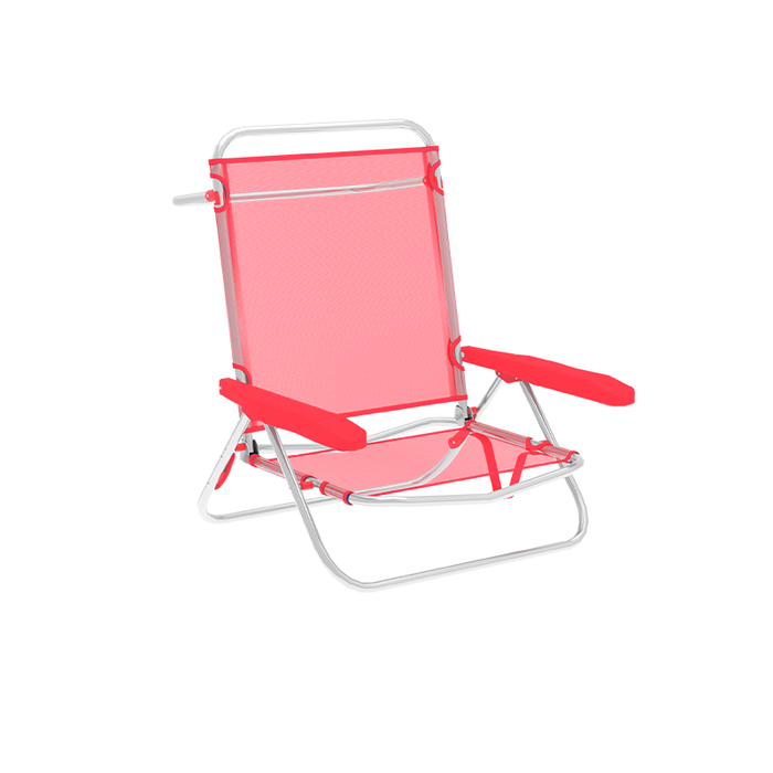 Marbueno 10358 Silla Plegable Aluminio Coral 5 Posiciones 63x76x78 cm Plage Piscine Marbueno 10358 Silla Plegable Aluminio Coral 5 Posiciones 63x76x78 cm Plage Piscine