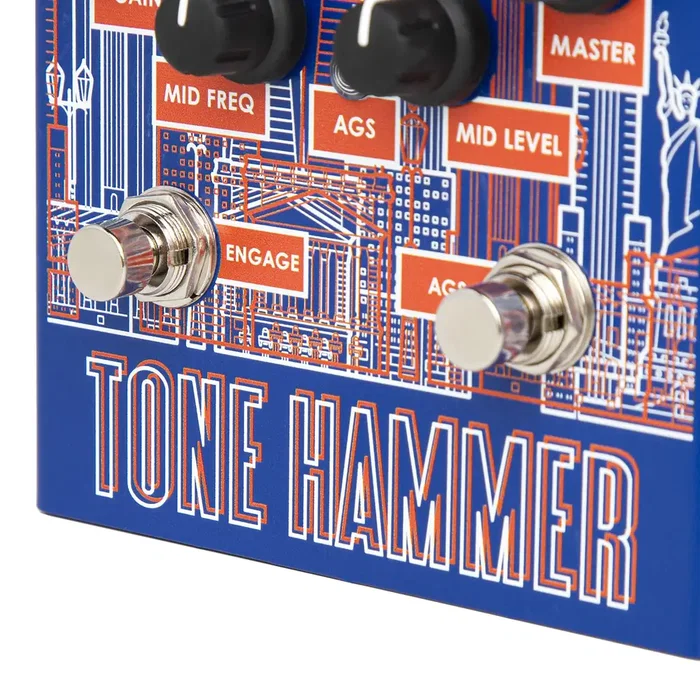 AGUILAR Tone Hammer Limited NYC Skyline Pédale Préampli Basse Édition Limitée Aguilar