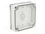 FIBOX MNX Boîtier Universel Gris 100x100x35mm IP66/IP67 IK08