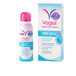 Vagisil Spray Déodorant Intime Femme 125 ml Hydratant Rafraîchissant Aloe Vera Camomille Zone Intime