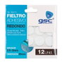 GSC Evolution Set de 12 feutres adhésifs ronds Ø20mm - Blanco