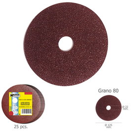 WOLFPACK LINEA PROFESIONAL Disque abrasif Maurer 125x22 mm Grain 80