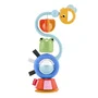 Fisher Price Hochet Multi Activités avec Ventouse - Balles à Billes, Hochet à Clic et Carillon