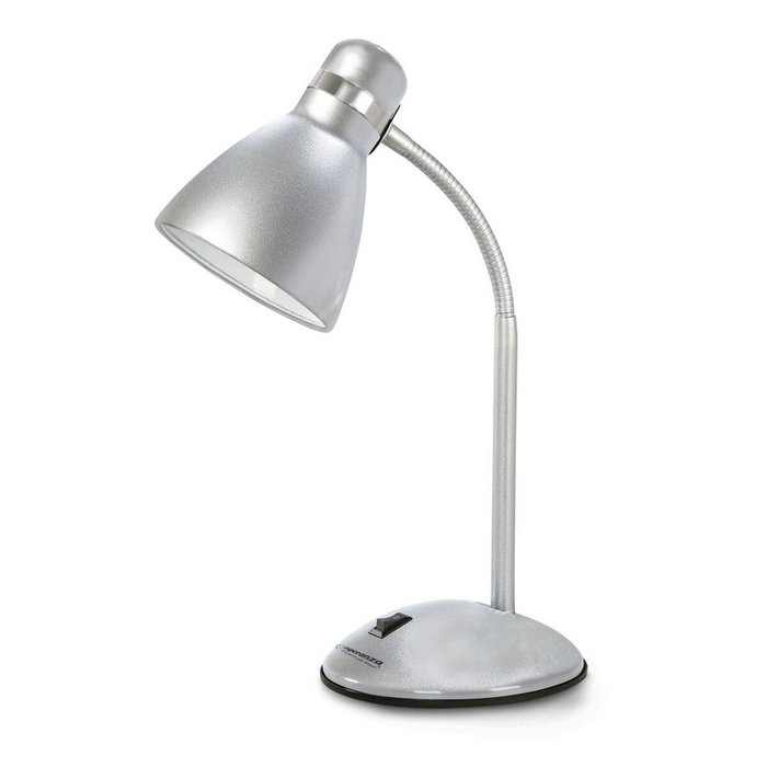 Lampe de bureau Esperanza ELD113S Argenté Plastique 12 W Lampe de bureau Esperanza ELD113S Argenté Plastique 12 W