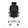 Piqueras y Crespo Chaise de Bureau avec Appui-tête 3D086N2 Vert