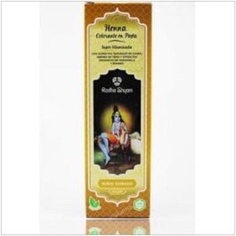 RADHE SHYAM Pâte de Henné Blond Doré 200G - Colorant Organique Sans Phtalates
