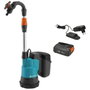 Gardena Pompe Immergée 2000/2 18V P4A - Batterie 2,5Ah
