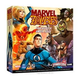 Marvel Zombies: Fantastic 4 Under Siege Jeu de plateau Asmodee - Extension en espagnol pour 1-6 joueurs