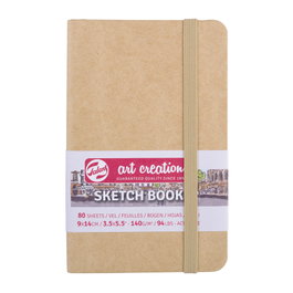 Talens Art Creation Carnet de Croquis Couverture Kraft 9 x 14 cm