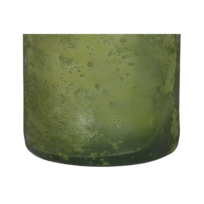 Vase Home ESPRIT Vert Cristal recyclé Finition vieillie 18 x 18 x 75 cm