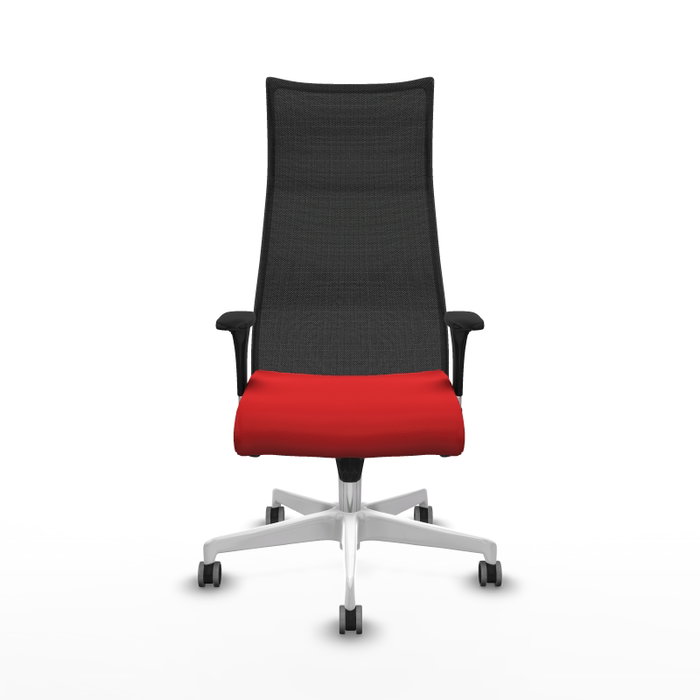 Piqueras y Crespo Chaise de Bureau Albacete XL Rouge et Noir