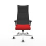 Piqueras y Crespo Chaise de Bureau Albacete XL Rouge et Noir