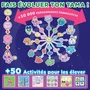 Bandai Tamagotchi Paradise Modèle Ciel 43423 - Jouet Électronique d'Animal Virtuel avec 3 Champs Différents - Version Française