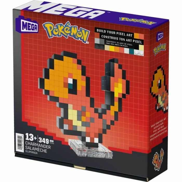 Mega Pokémon Salamèche Coffret de construction rétro 349 pièces