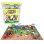 Set Animaux Sauvages Colorbaby Plastique 13 x 12 x 5 cm (4 Unités)