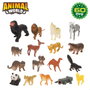 Set Animaux Sauvages Colorbaby Plastique 13 x 12 x 5 cm (4 Unités)