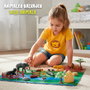 Set Animaux Sauvages Colorbaby Plastique 13 x 12 x 5 cm (4 Unités)