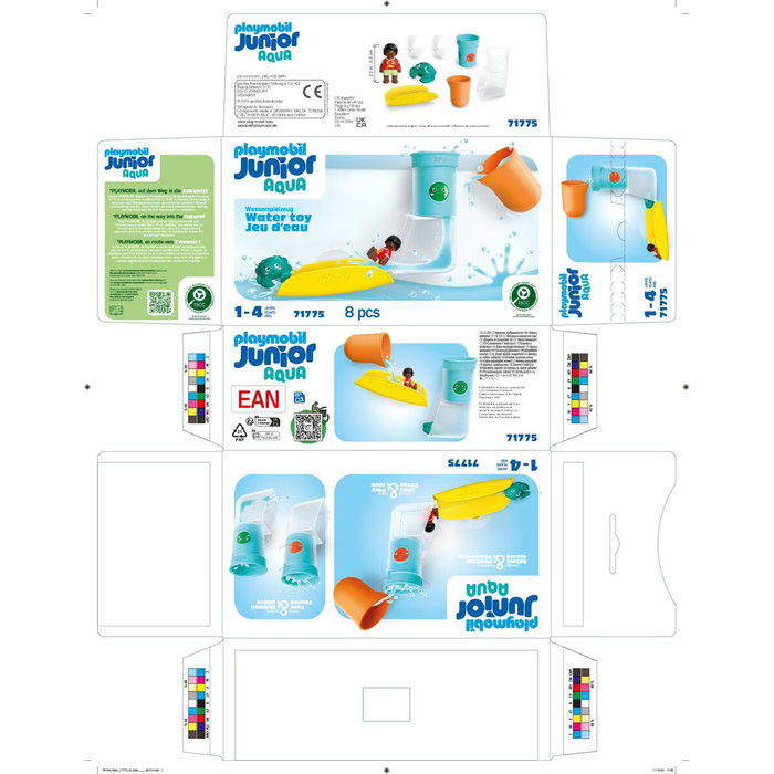 Playmobil Toboggan avec réservoir d'eau Junior Aqua & Tinti 71775