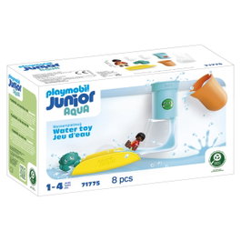Playmobil Toboggan avec réservoir d'eau 71775 Junior Aqua