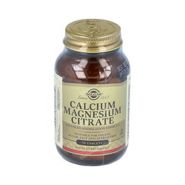 Solgar Calcio Magnesio Citrato 50 comprimés Complément Alimentaire Calcium Magnésium