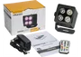 ALGAMLIGHT EVENT PAR 44 QUAD IP : Projecteur LED 4x4W RGB+WW, IP65, avec Batterie et W-DMX