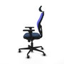 Piqueras y Crespo Chaise de Bureau avec Appui-tête Jorquera 3D036G2 Blue marine