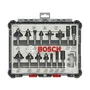 Bosch Professional Coffret 15 fraises mixtes a queue 6 mm pour défonceuse (2607017471)