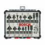 Bosch Professional Coffret de 15 fraises mixtes à queue de 6 mm