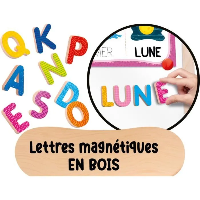 Lisciani Giochi Tableau évolutif Montessori en bois