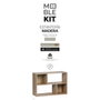 MobleKit Étagère Marron Bois 85 x 30 x 59 cm