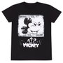 Mickey Mouse T-shirt à manches courtes unisex Mickey Mouse Poster Style Noir, Taille M