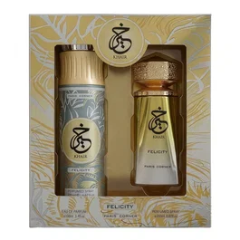 Paris Corner Khair Felicity Coffret Eau de Parfum et Déodorant pour Femme