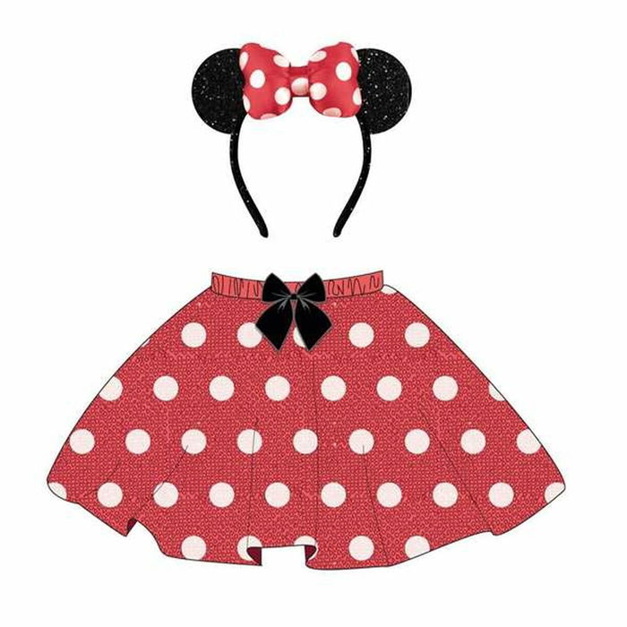 Ensemble d'accessoires Minnie Mouse Rouge